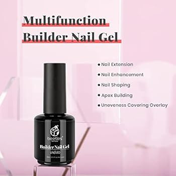 Beetles Gel Nail Polish Builder Nail Gel 5 in 1 Builder Strengthener Gel Clear Builder Nail Gel C... | Amazon (US)