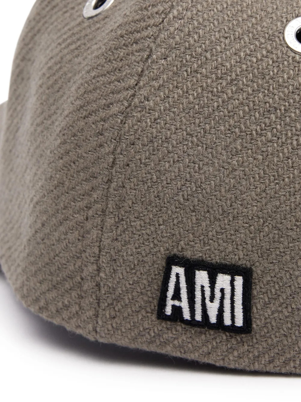 AMI Paris logo-embroidered Baseball Cap | Brown | FARFETCH BR | Farfetch (BR)