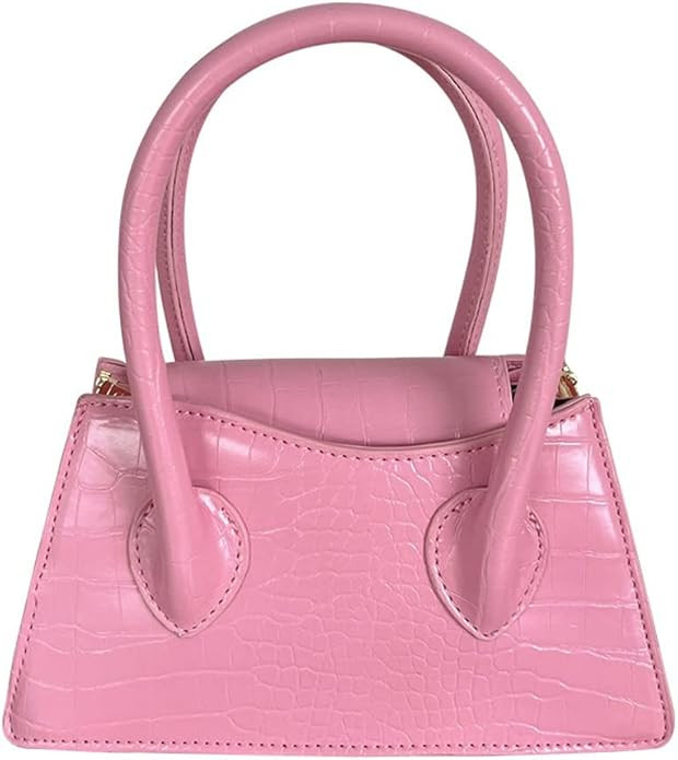 Cute Small Crossbody Purses for Women Girls Trendy Tiny Purse Top Handle Bag Crocodile Satchels H... | Amazon (US)