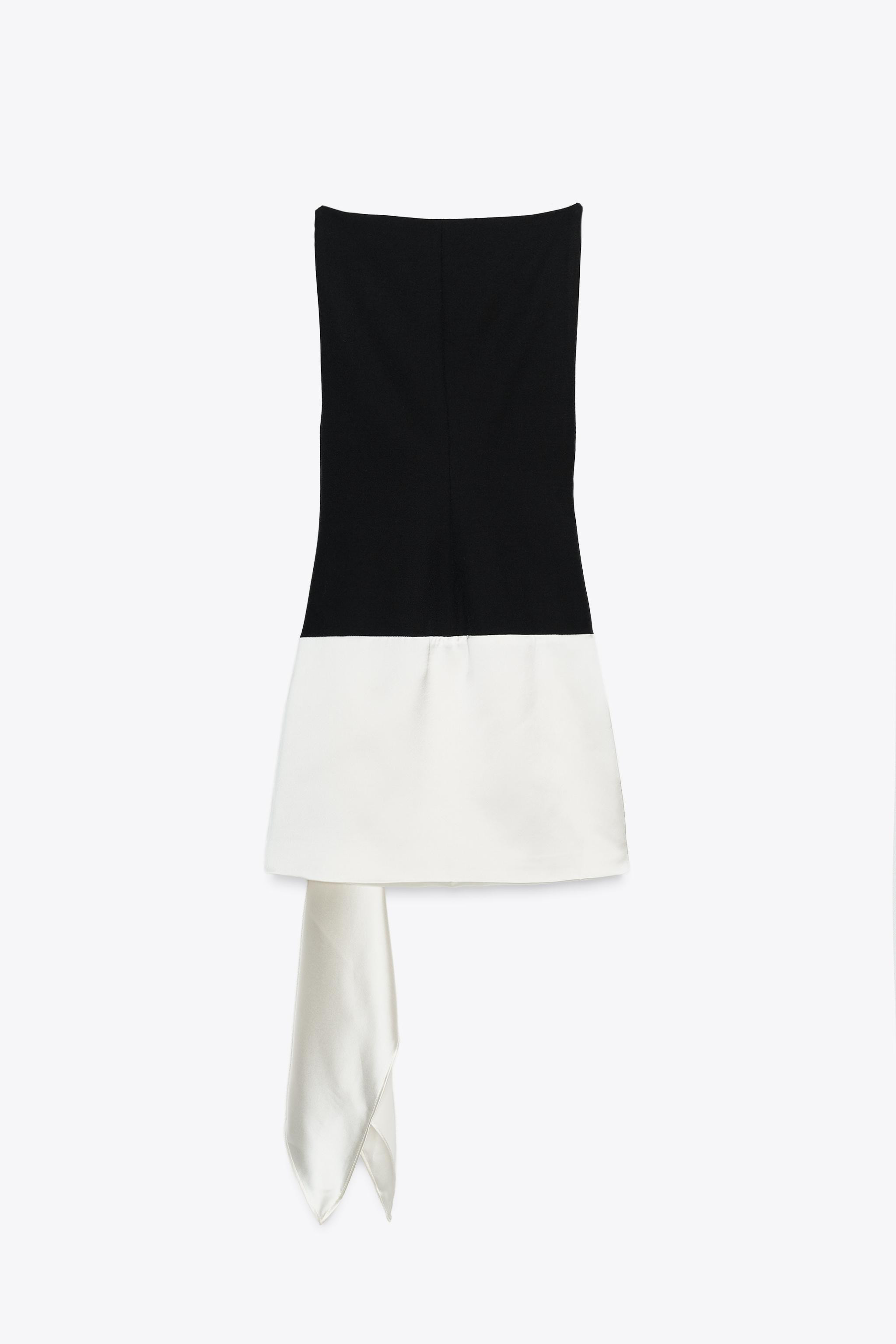 CONTRAST SHORT DRESS | Zara UK