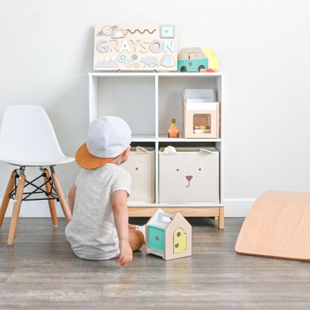 Simple toddler play space 

Play space. Play corner. Playroom. Montessori.

#LTKhome #LTKkids #LTKfamily