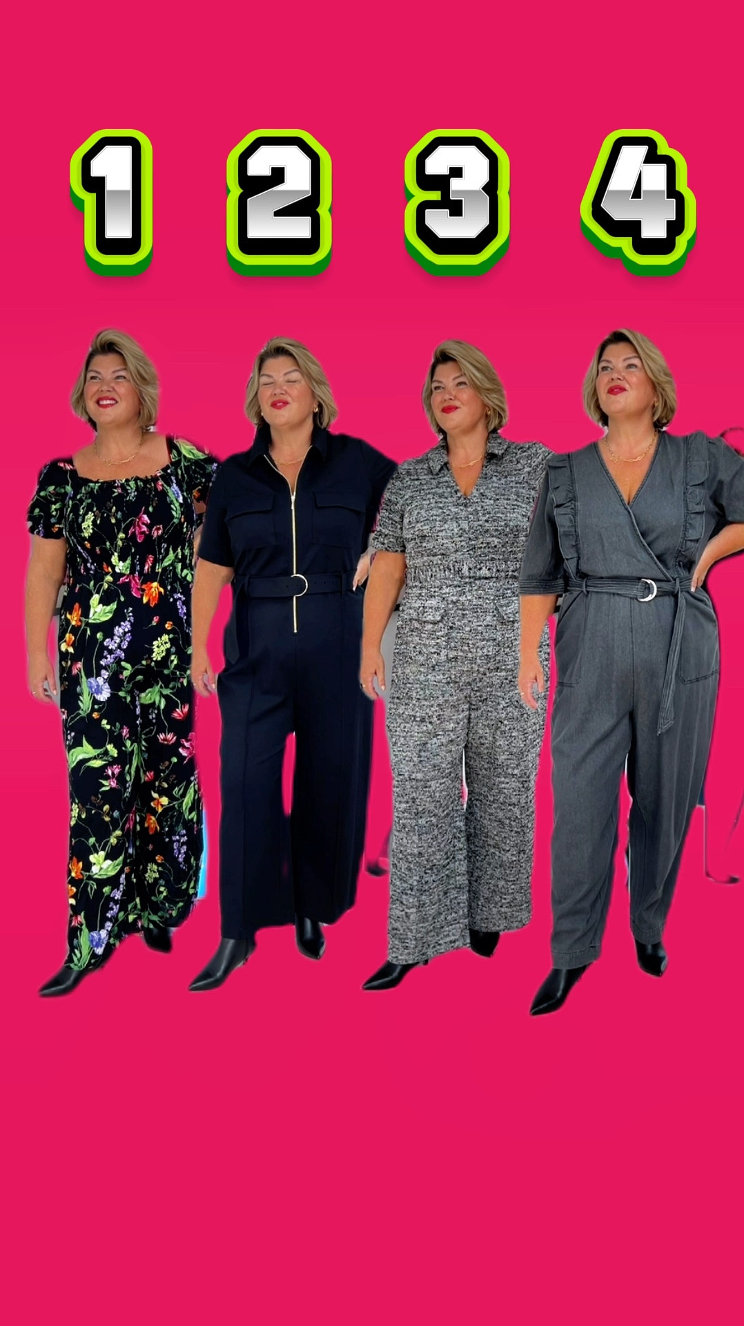 Jumpsuits of Joy.
A jumpsuit never fails to bring me joy. One complete outfit without even making an effort. My kinda style right there. 

#LTKover50style #LTKplussize #LTKuk