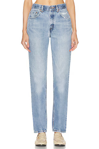 Vintage High Rise Slim Straight Jean | FWRD 