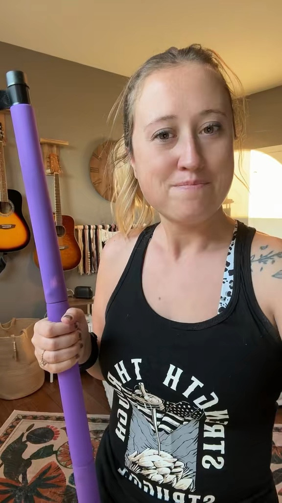 This Pilates bar and resistance band set is such a great home or on the go workout tool

#LTKActive #LTKSaleAlert #LTKFitness