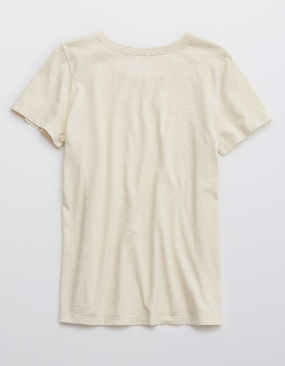 Aerie Distressed Crewneck T-Shirt | American Eagle Outfitters (US & CA)