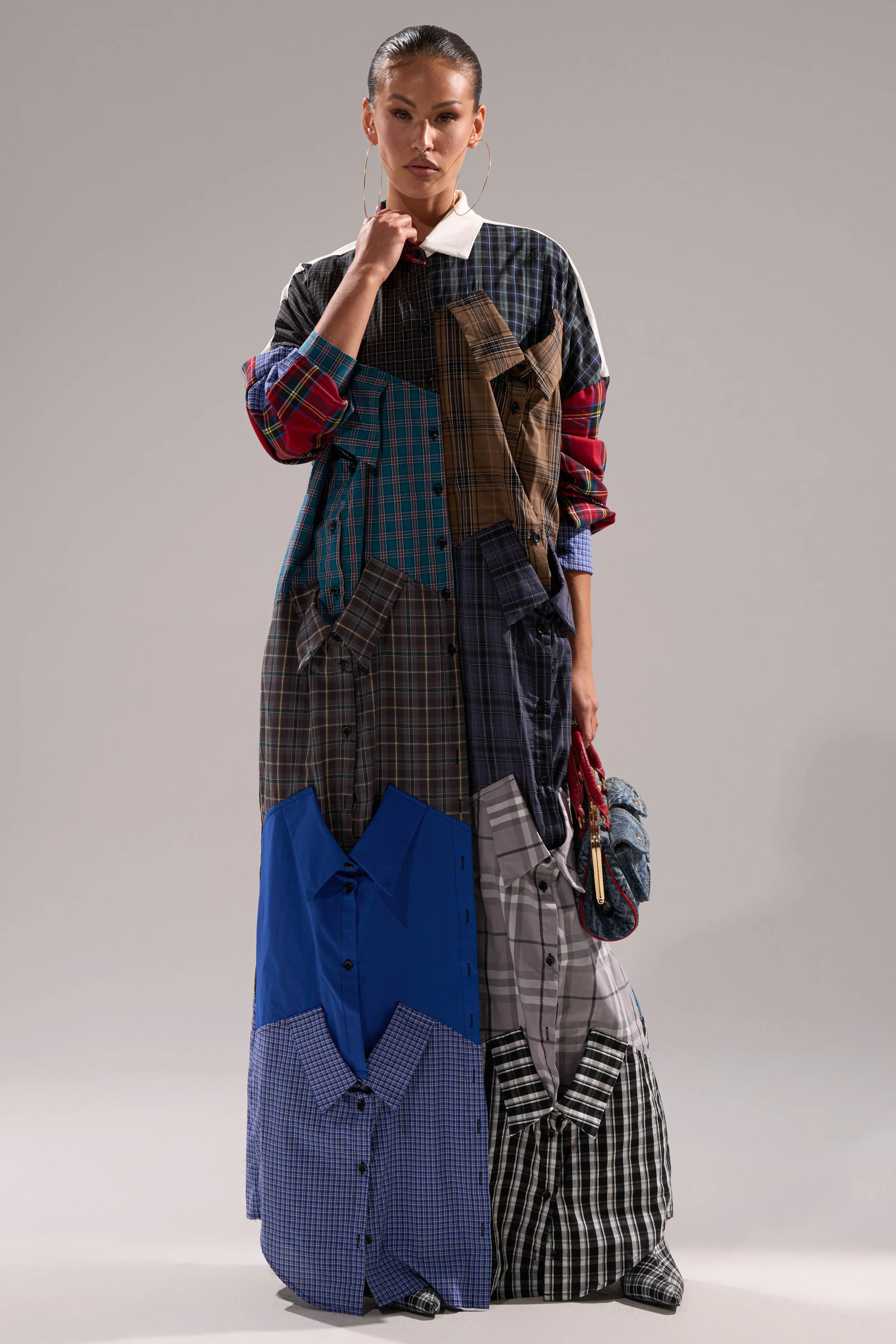 AKIRA Not Your Boyfriends Shirt Dress | Size Large/XL | AKIRA