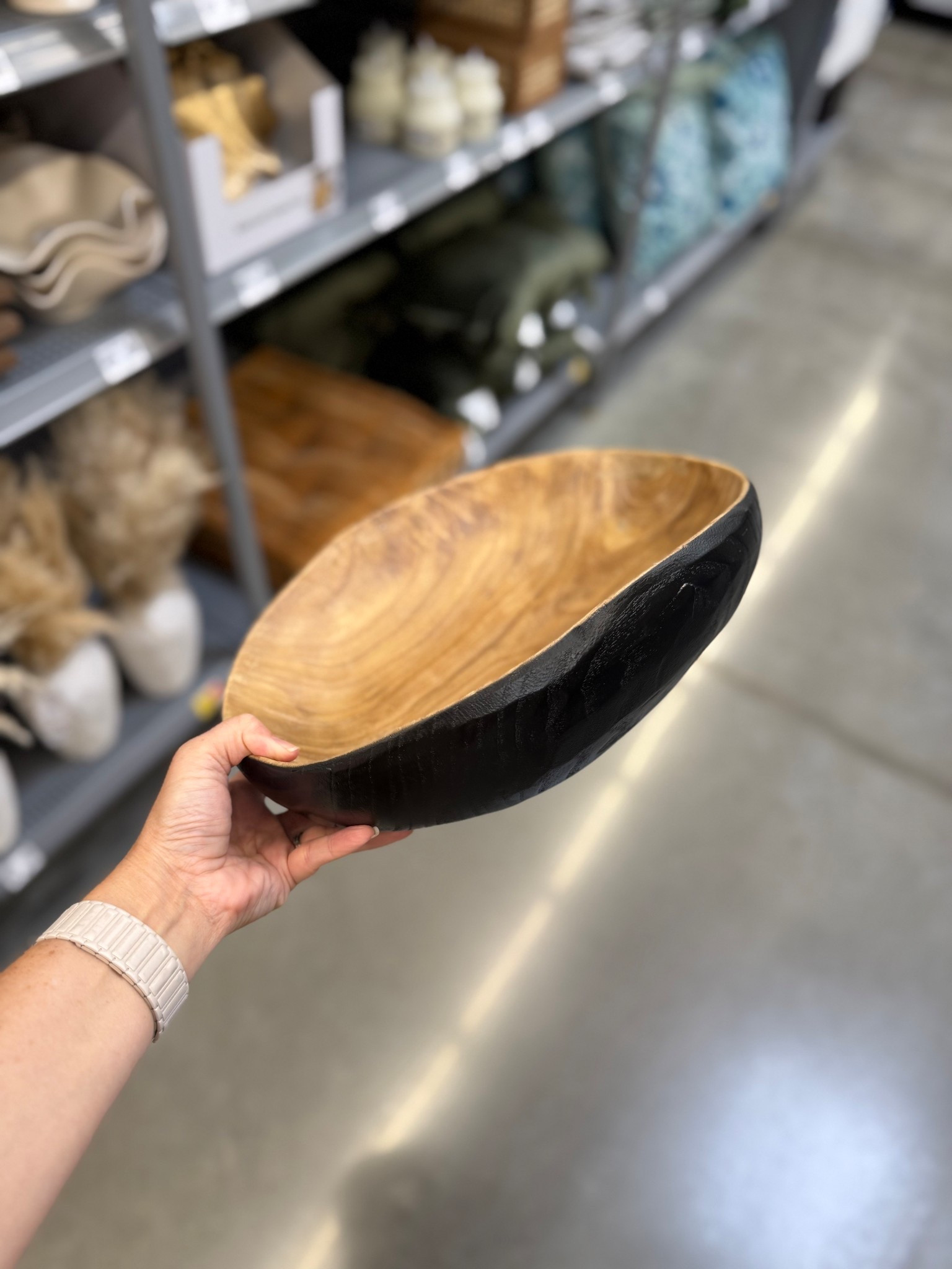 This moody wooden bowl from Walmart will be perfect styled for fall! Think fruit bowl, shelf styling or a coffee table centerpiece! 🤎🖤

#LTKSeasonal #LTKHome #LTKFindsUnder50
