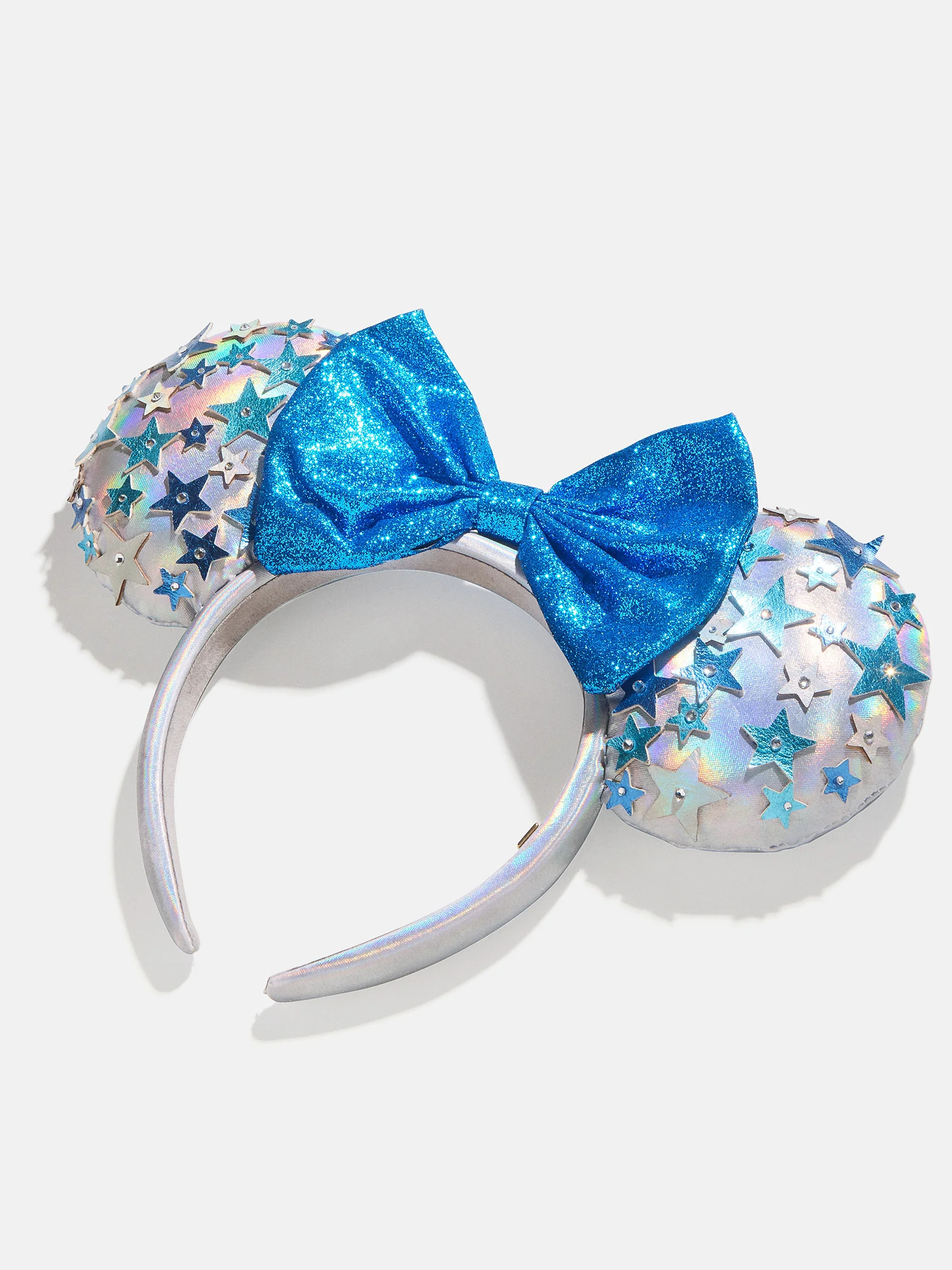 Disney Minnie Mouse Stars Ears Headband - Minnie Mouse Blue Star Ears | BaubleBar (US)