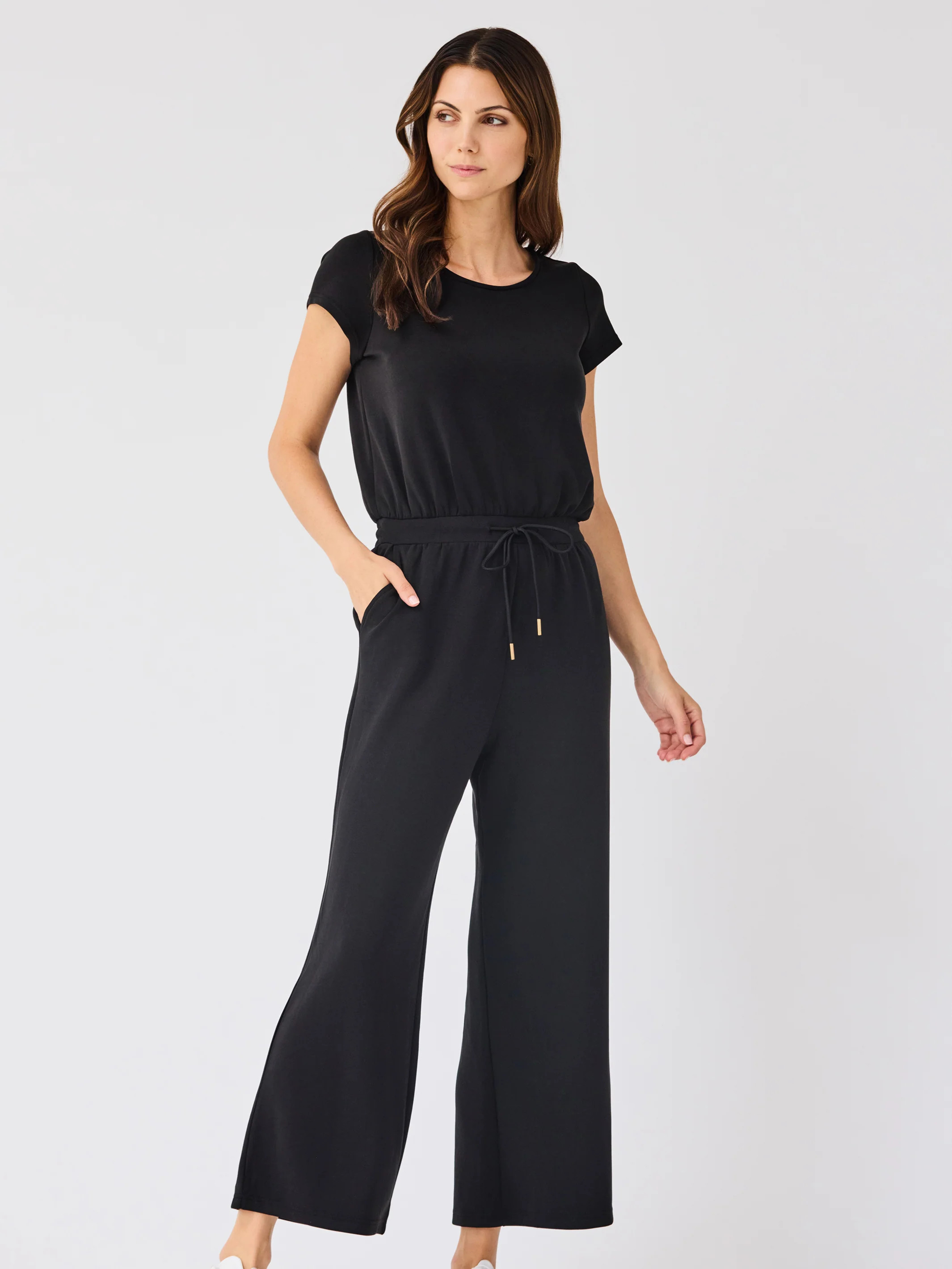 Carlise Jumpsuit | Black | Mary Square