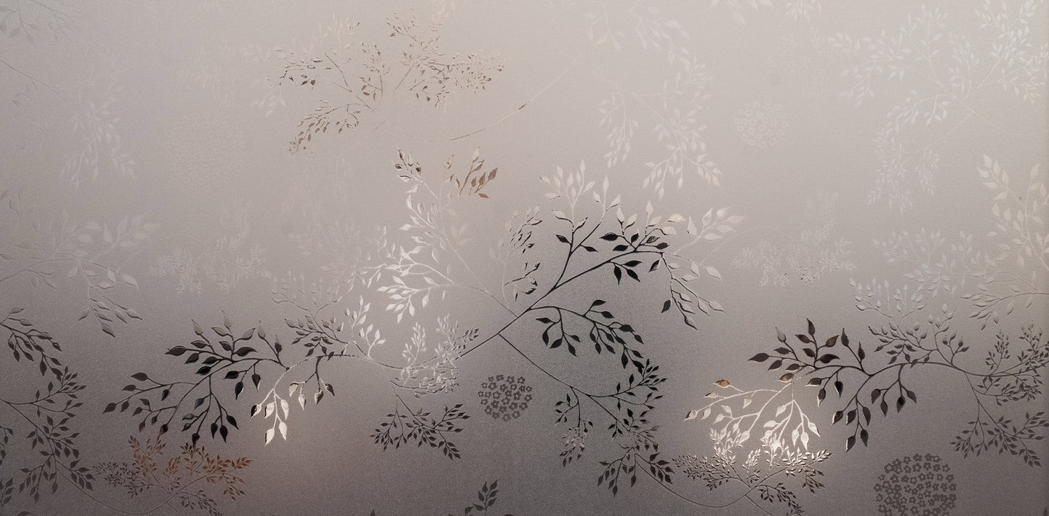Elderberry | Window Film with Textured Glass Pattern | Made in USA | Artscape
