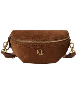 Suede Marcy Small Belt Handbag | Macy's