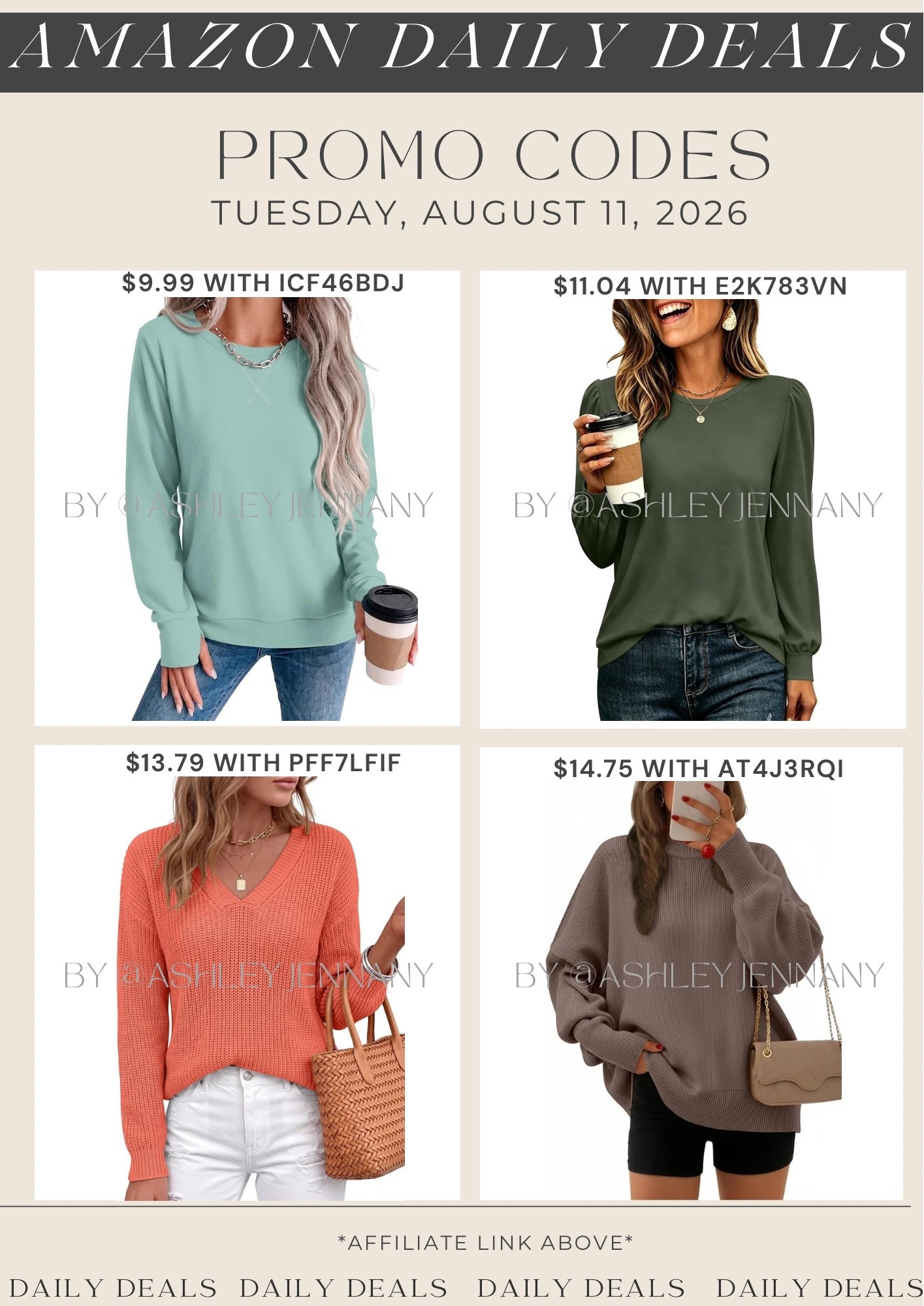 Amazon deals

#LTKSaleAlert #LTKMidsize #LTKSeasonal