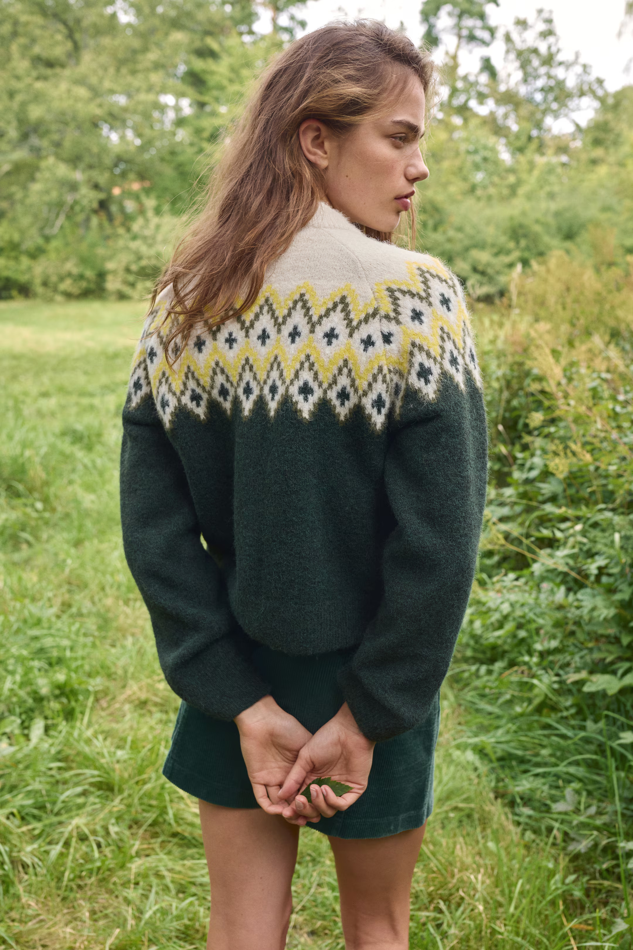 Jacquard-Knit Cardigan | H&M (US + CA)