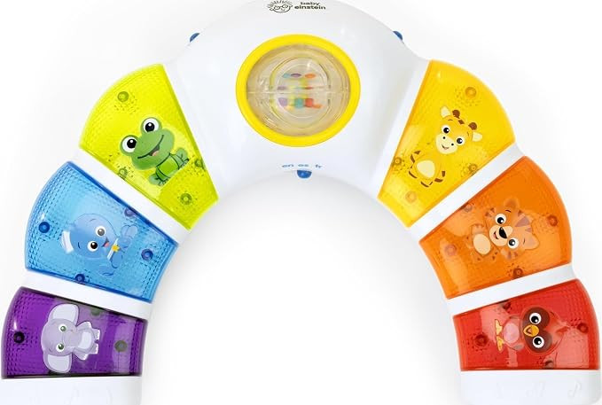 Baby Einstein Glow & Discover Light Bar Musical Toy, Activity Station, Sitting Up and Tummy Time ... | Amazon (US)