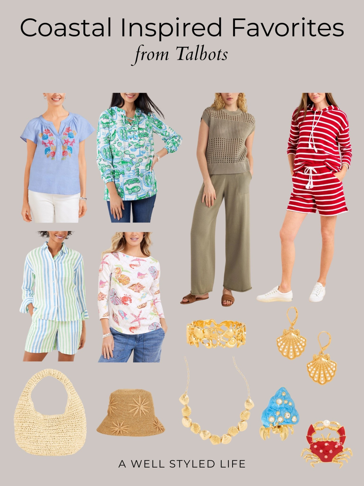 Dreaming of breezy days by the shore? 🐚☀️ These coastal-inspired pieces from Talbots bring the charm of summer straight to your wardrobe—think easy stripes, sea-themed prints, and accessories that make a splash. 🌊✨
Whether you're heading to the beach or just want to dress like you are, these are timeless, polished picks perfect for women over 50.

#TalbotsStyle #CoastalGrandmotherVibes #FashionOver50 #SummerStyle #LTKSeasonal #LTKOver50



#LTKSaleAlert #LTKSeasonal #LTKOver40