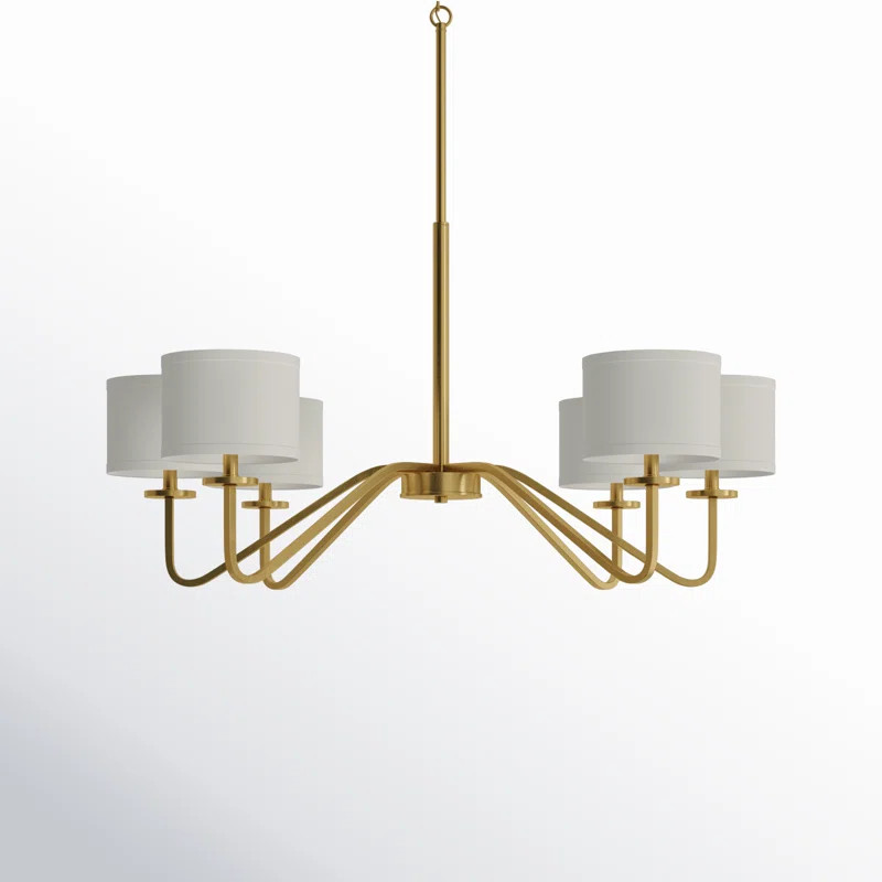 Three Posts™ Loudoun 6 - Light Shaded Classic Chandelier & Reviews | Wayfair | Wayfair North America