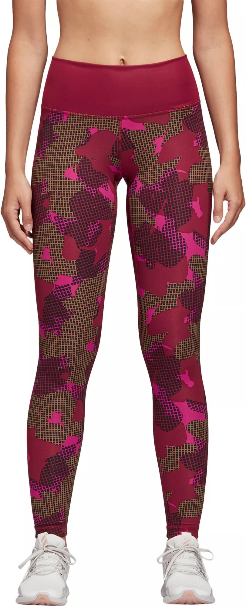 adidas Women's Believe This High Rise Tights, Size: XS, Noble Maroon Print | Dick's Sporting Goods