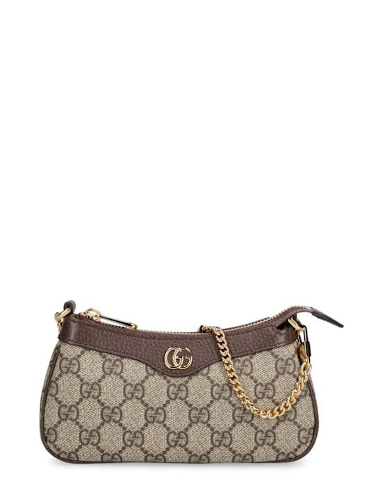 Mini Ophidia GG canvas shoulder bag | Luisaviaroma