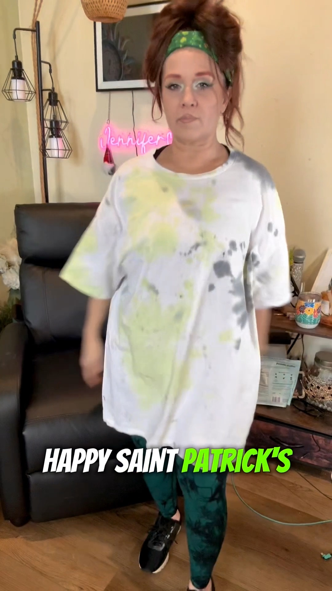 Happy St. Patrick’s Day ☘️💚
Rocking my festive look today in a DIY tie-dye tee I made myself using my Amazon kit—and I’m kinda obsessed 😍 It was so easy, so fun, and now I’ve got a one-of-a-kind shirt that screams lucky vibes.
Nothing like getting a little creative and festive at the same time ✨
#StPatricksDay #DIYFashion #TieDyeVibes #Over40Style #CreativeLife 

#LTKdayinmylife #LTKvlog #LTKSeasonal