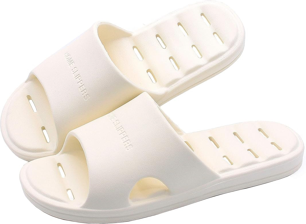Shower Slipper, Quick Drying Non-Slip Slippers, Bathroom House and Pool Sandals, in-Door Slipper for | Amazon (US)