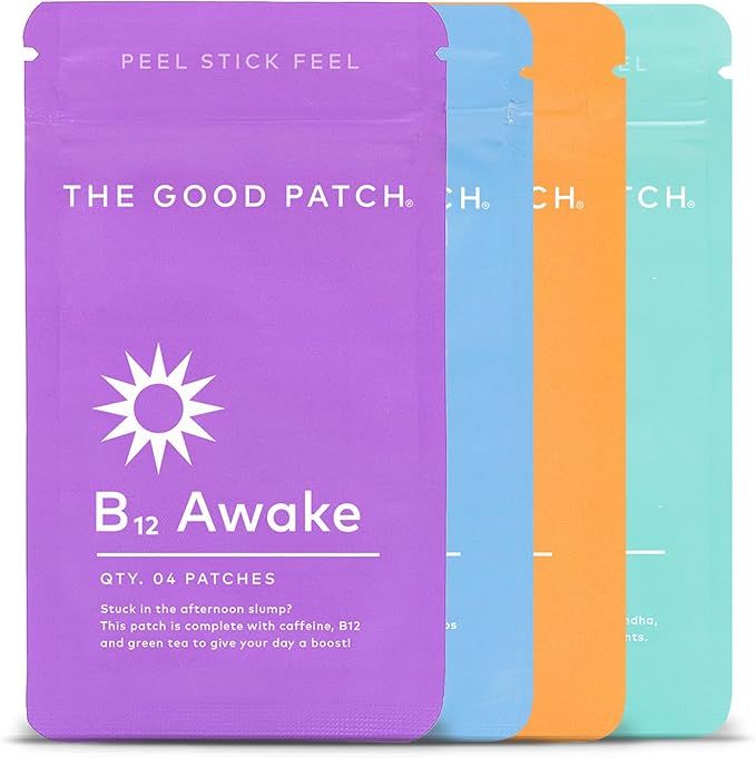 The Good Patch The Vital Patches Mixed Bundle. Variety Set Includes B12 Awake, Dream, Rescue and ... | Amazon (US)