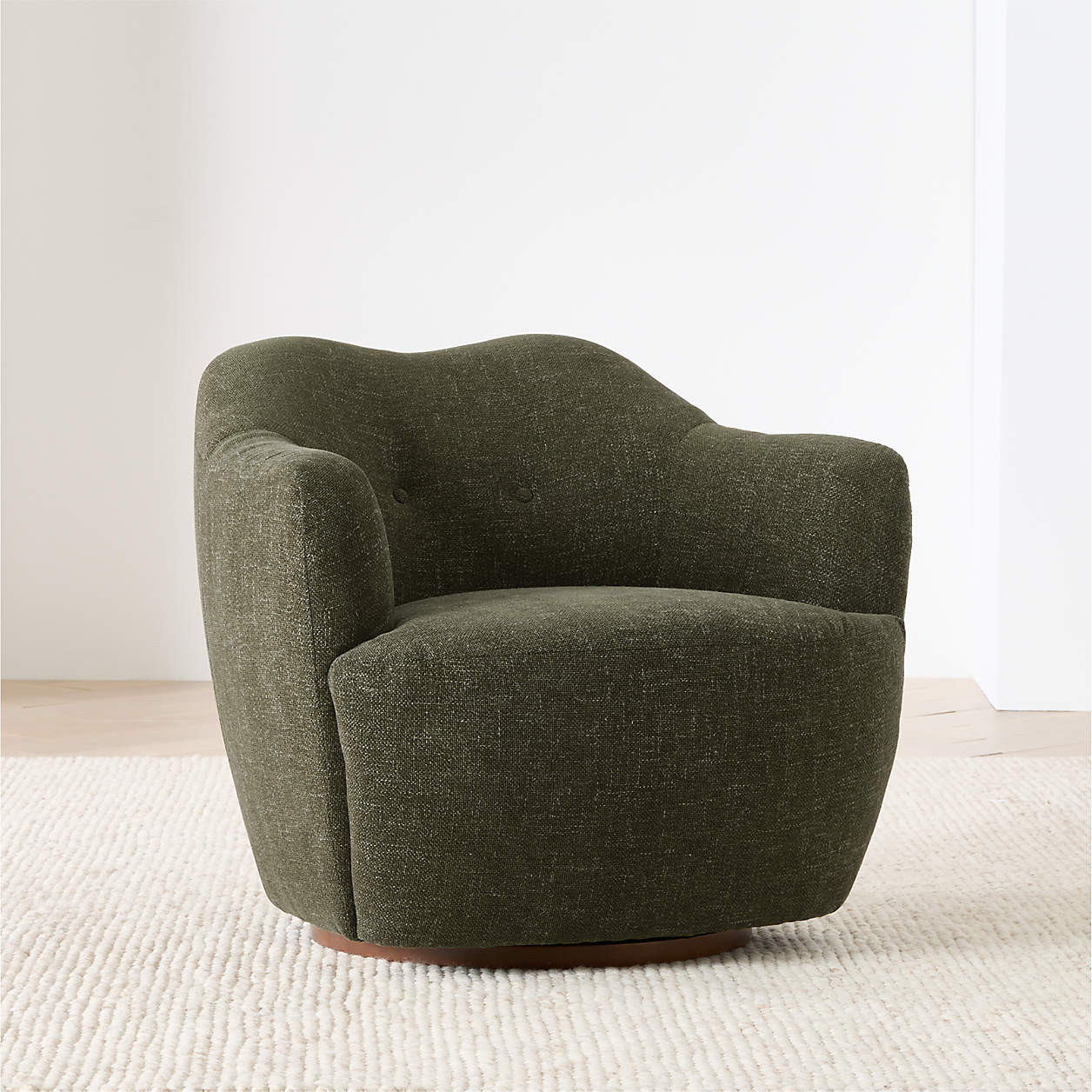 Apero Swivel Accent Chair + Reviews | Crate & Barrel | Crate & Barrel