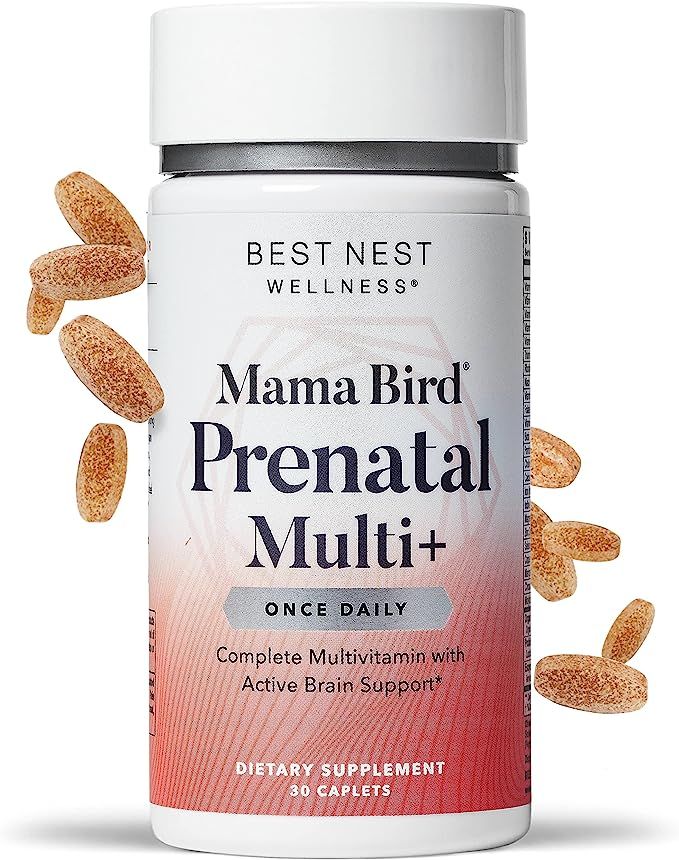 Mama Bird Prenatal Vitamin, Methylated Prenatal Vitamins, Organic Blend, Vegan, Methylfolate (Fol... | Amazon (US)