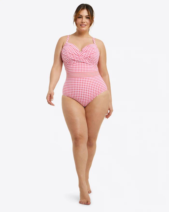 Draped One Piece Swimsuit | Draper James (US)