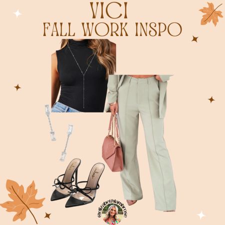 VICI is having a sale so I put together some cute fall work outfits! Some pieces you can style multiple ways which is more bang for your buck!! I love a good business pant that you can pair with multiple colors!! I always go with a good neutral!! 
You can use code SAVEBIG right now to get an extra 40% off their sale prices! Most of these are on sale so grab them while you can! 

#vici #fallsale #fall #recentorder #sweater #tanks #work #tops #workwear #bodysuit #sale #workoutfit #workfits #BusinessCasual #Business #busy #corporate 

#LTKU #LTKworkwear #LTKSeasonal