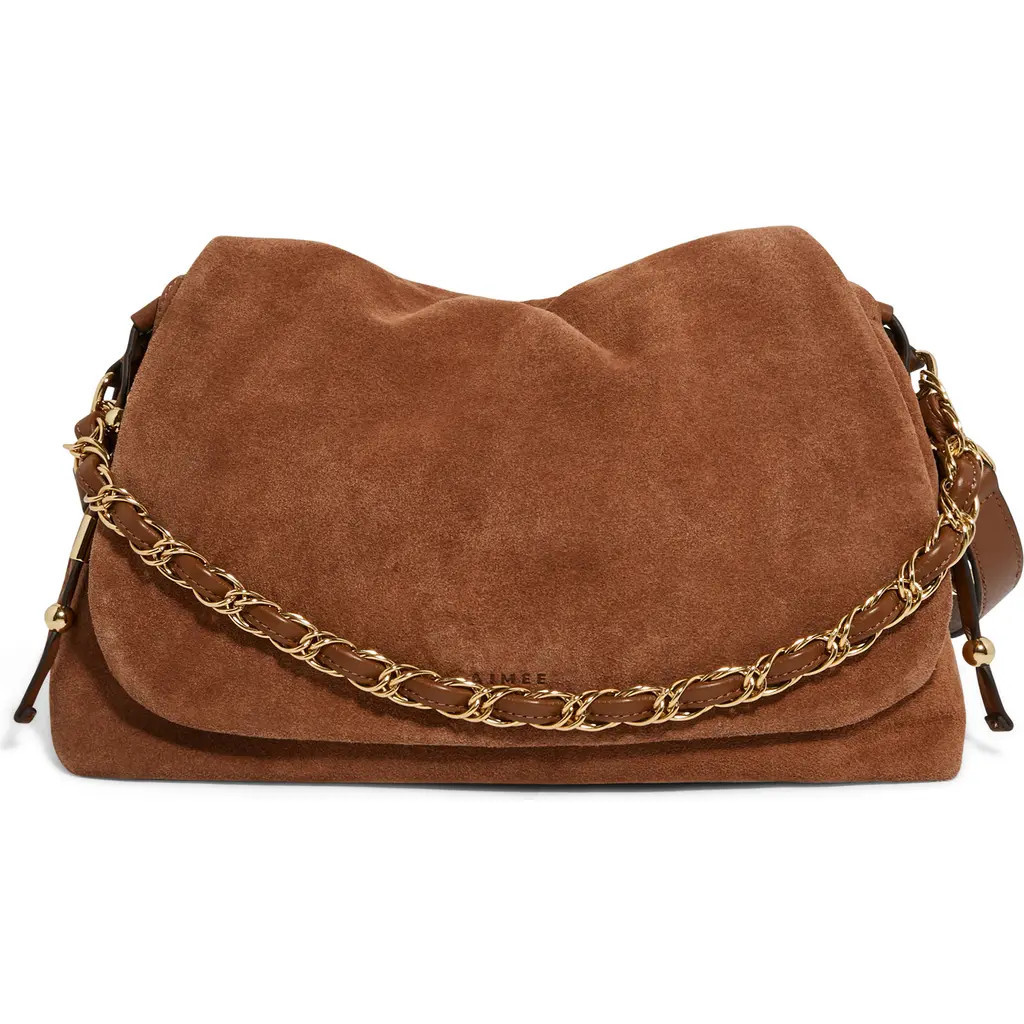 AIMEE Lennon Convertible Crossbody Bag in Chestnut Suede at Nordstrom | Nordstrom