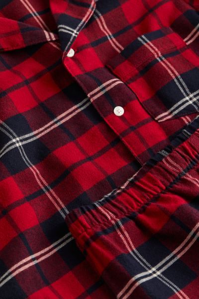 Cotton flannel pyjamas | H&M (UK, MY, IN, SG, PH, TW, HK)