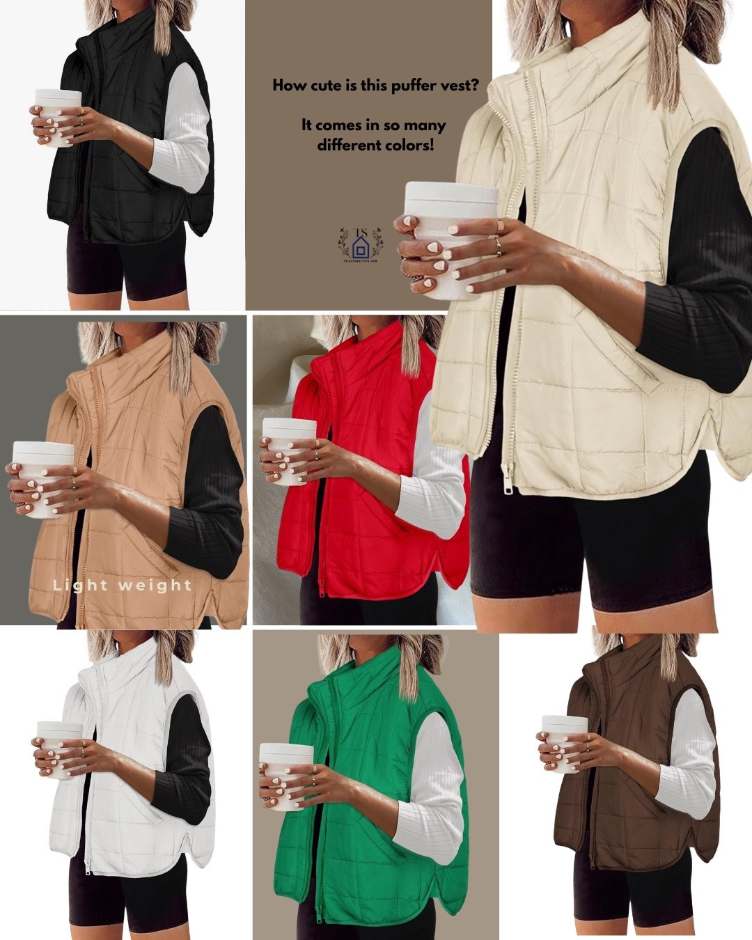 This is such a great puffer vest. So comfortable and light weight. Comes in so many colors. I will be getting a few to have as a staple piece in my wardrobe  

#LTKHoliday #LTKSaleAlert #LTKSeasonal