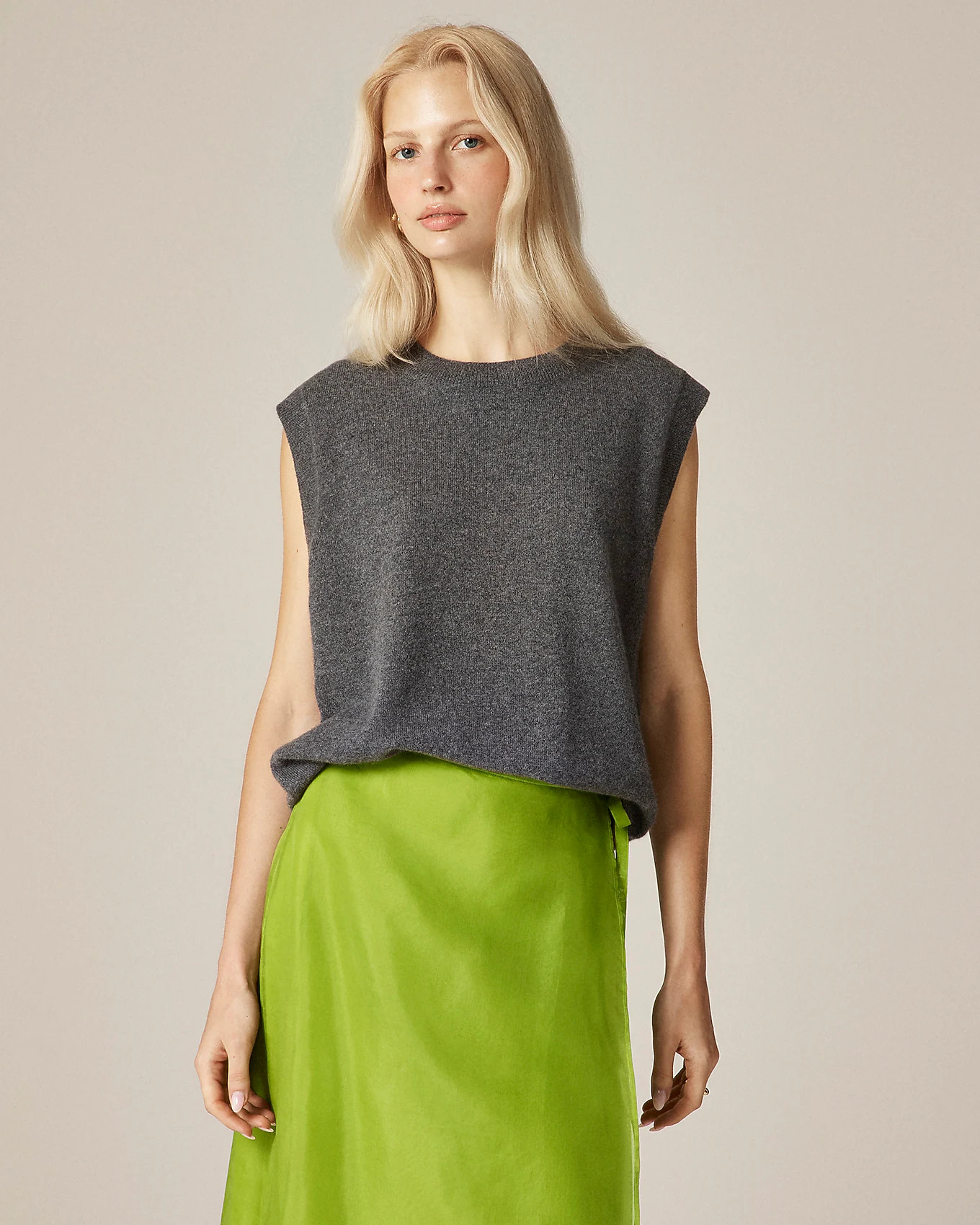 Cashmere relaxed sweater-vest | J. Crew US