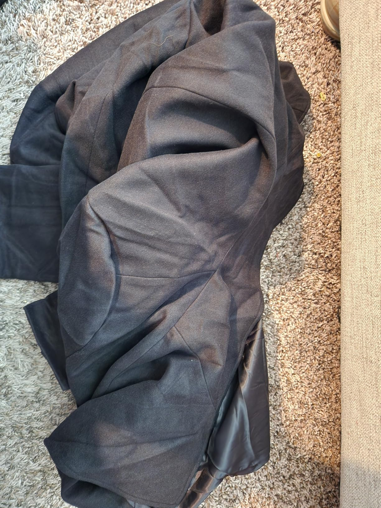 Cicy Bell Women's Pea Trench Coat Lapel Collar Long Jacket Open Front Belted Overcoat with Pocket... | Amazon (US)