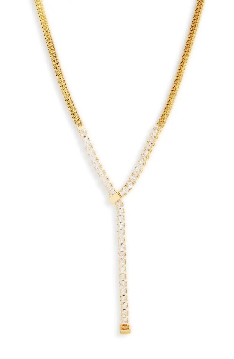 Cubic Zirconia Y-Necklace | Nordstrom