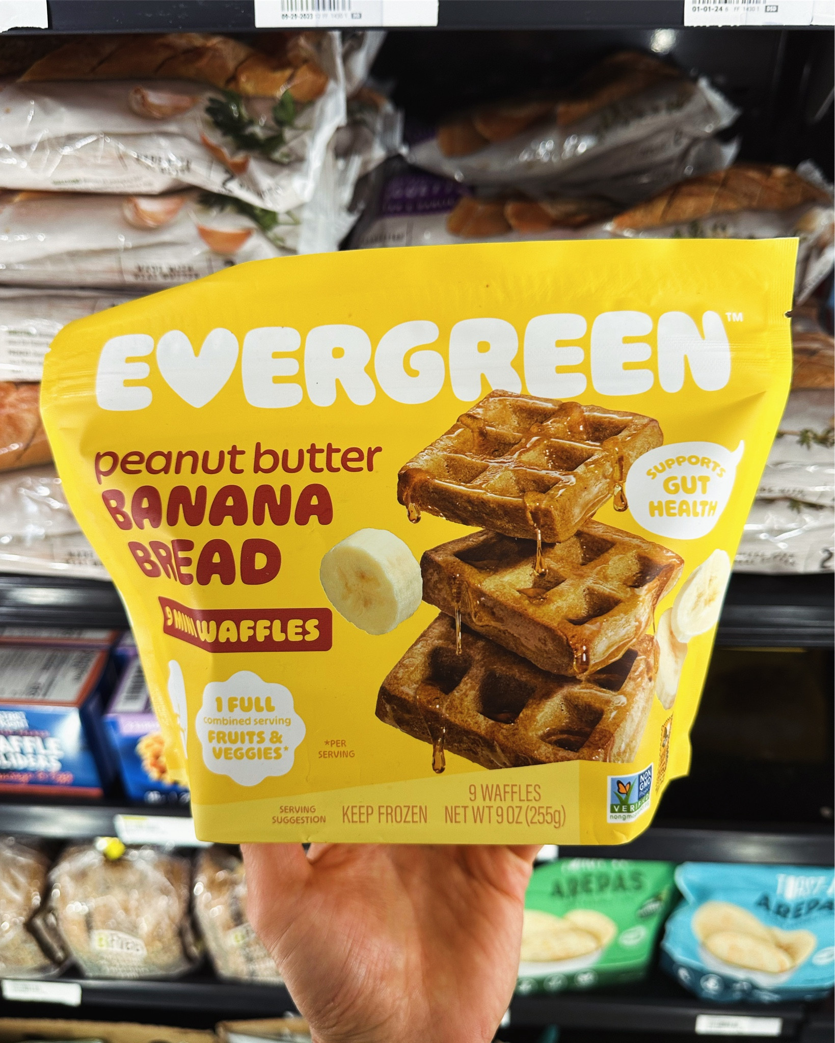 peanut butter BANANA BREAD waffles?! sign me up!!! breakfast just got a whole lot more delicious…and nutritious…with these #guthealthy waffles from evergreen. they’re vegan too!🤩🧇🍌🥜

#LTKkids #LTKfamily #LTKfindsunder50