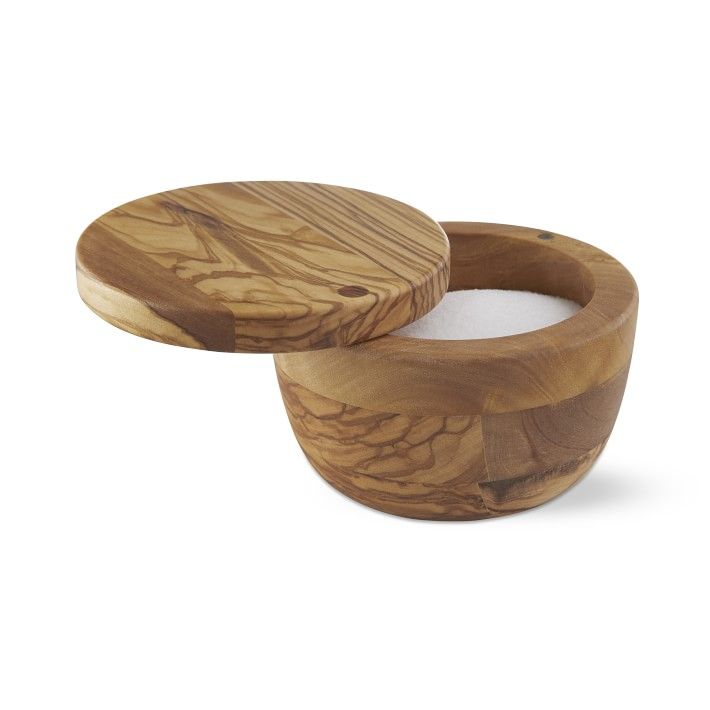 Olivewood Salt Keeper | Williams-Sonoma