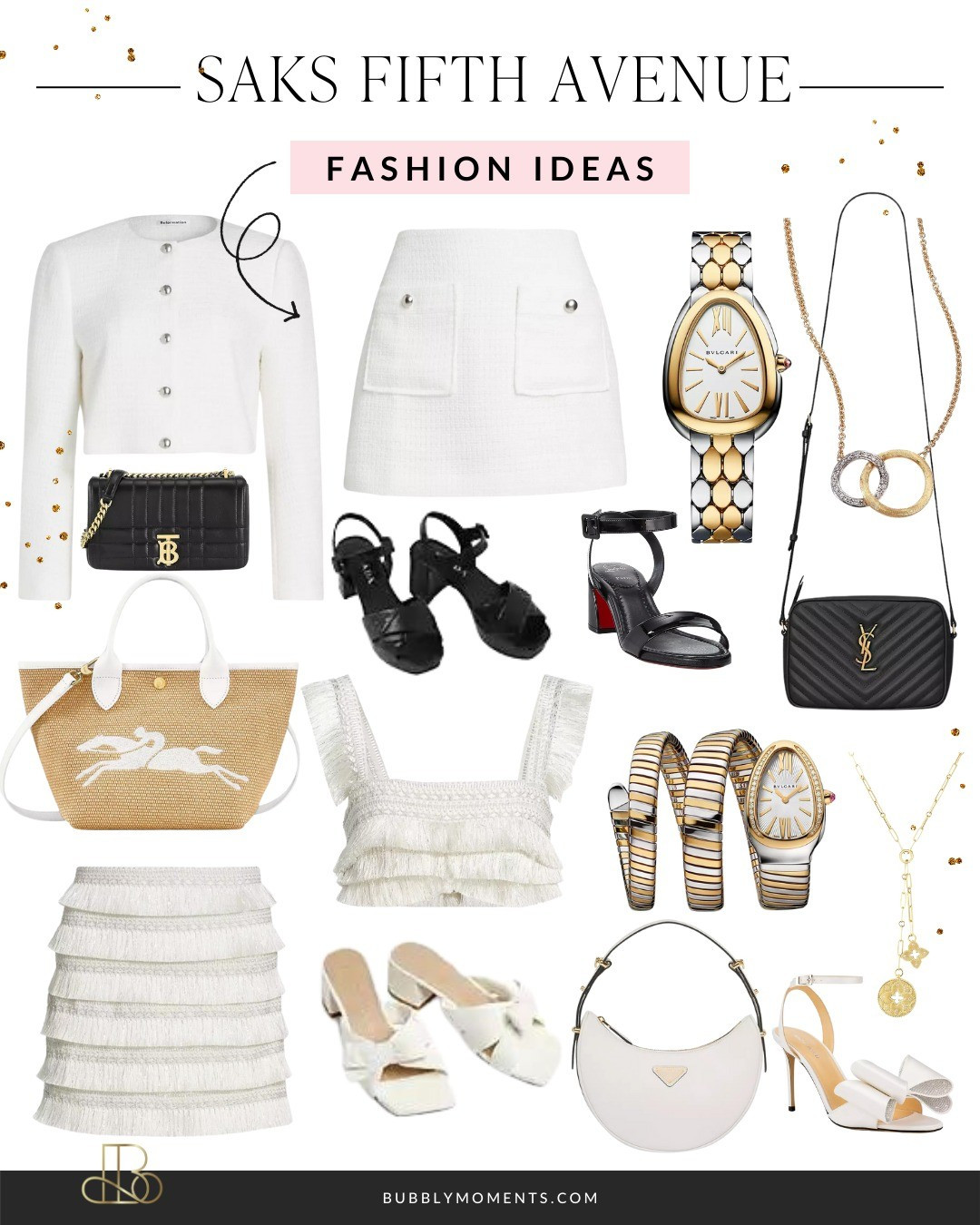 Elevate your style with timeless elegance from Saks Fifth Avenue! Discover the perfect blend of sophistication and chic with our curated fashion ideas. From classic white ensembles to statement accessories, find your next favorite look. #SaksFifthAvenue #FashionIdeas #OOTD #StyleInspo #ChicOutfits #LuxuryFashion #FashionLovers #TrendAlert #WardrobeEssentials #ElegantStyle #DesignerFashion #Fashionista #FashionGoals #TimelessFashion #LuxuryLifestyle #ShopNow

#LTKStyleTip #LTKTravel #LTKParties