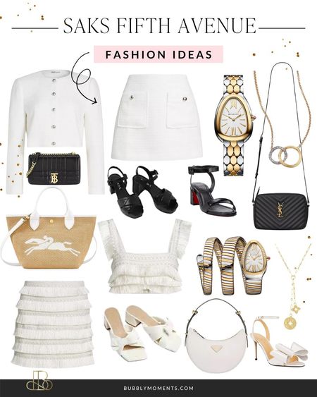 Elevate your style with timeless elegance from Saks Fifth Avenue! Discover the perfect blend of sophistication and chic with our curated fashion ideas. From classic white ensembles to statement accessories, find your next favorite look. #SaksFifthAvenue #FashionIdeas #OOTD #StyleInspo #ChicOutfits #LuxuryFashion #FashionLovers #TrendAlert #WardrobeEssentials #ElegantStyle #DesignerFashion #Fashionista #FashionGoals #TimelessFashion #LuxuryLifestyle #ShopNow

#LTKStyleTip #LTKTravel #LTKParties