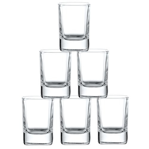 JoyJolt City Heavy Base Shot Glasses 2 oz. Every Day Drinking Glasses (Set of 6) - Walmart.com | Walmart (US)