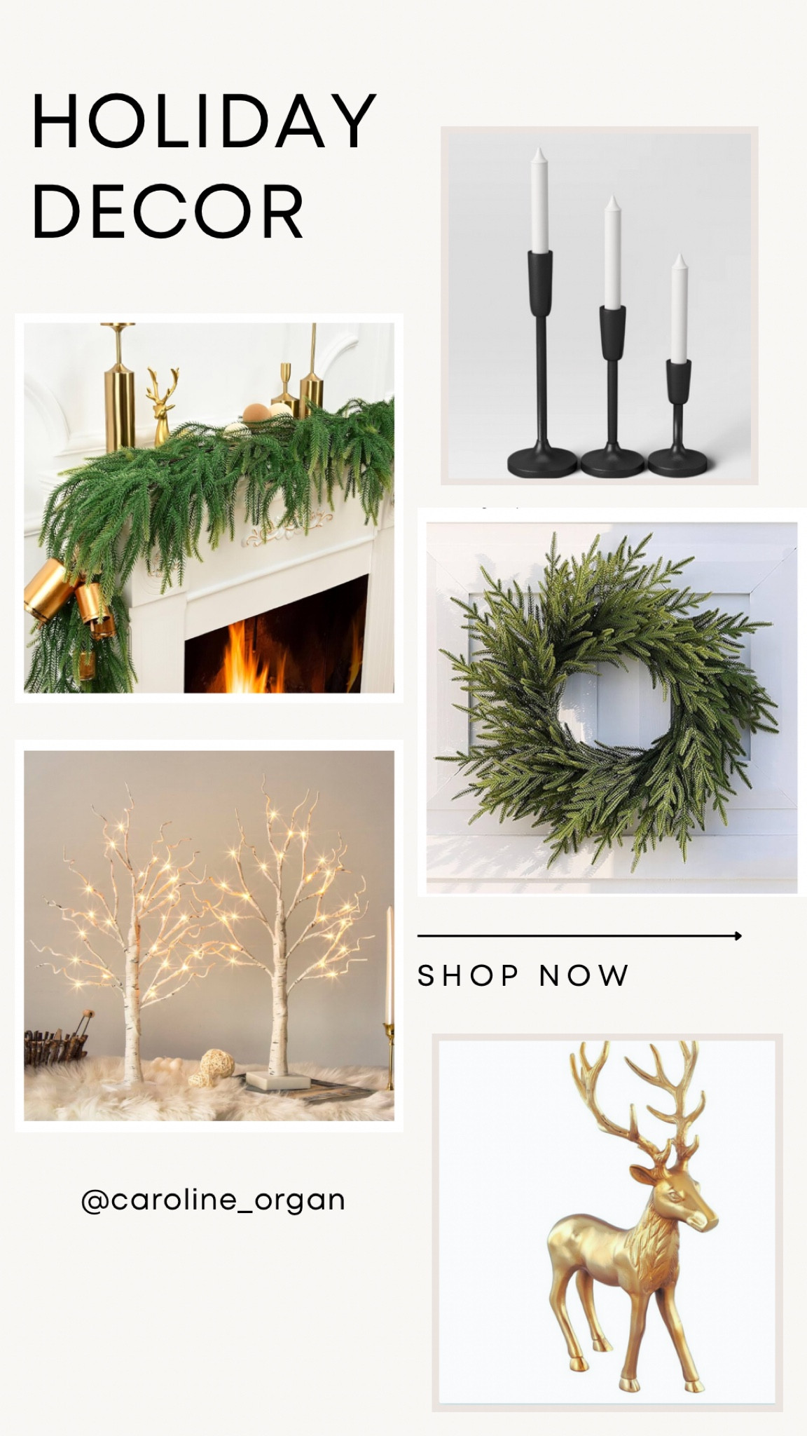 Get ready for the holidays with some of these beautiful decorations! 🎄🎁

#holiday #garland #wreathe #holidaydecor#christmasdecor #candles 

#LTKHoliday