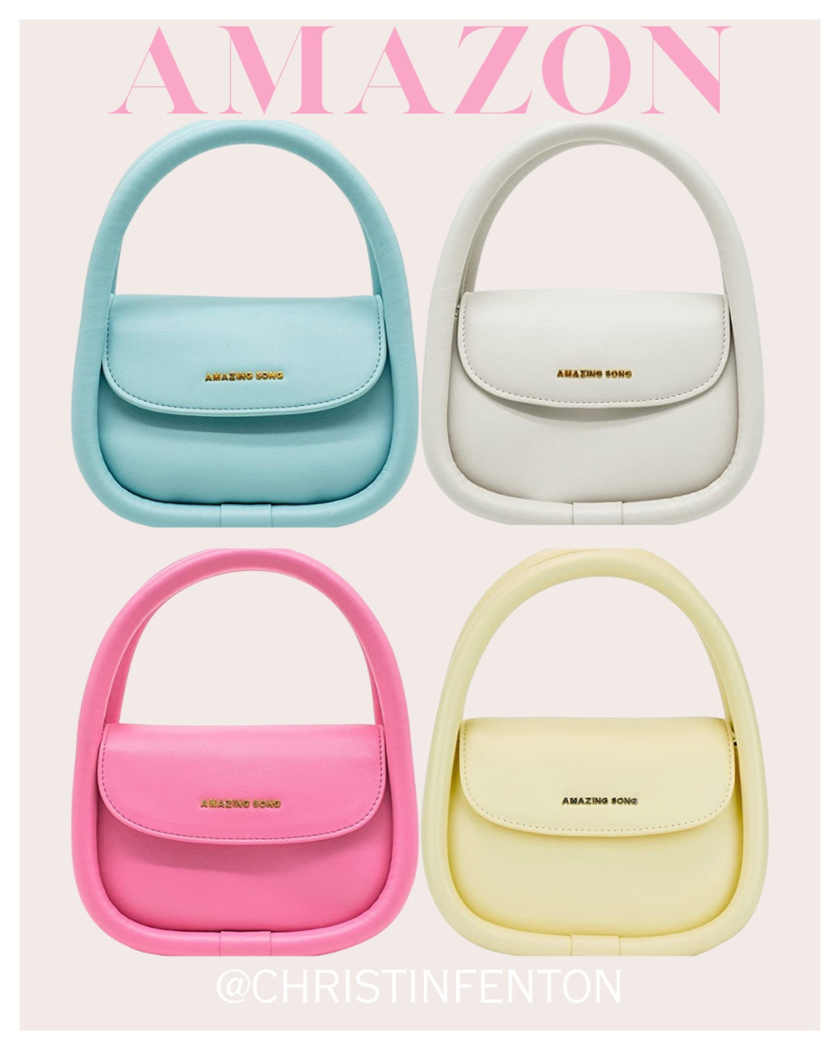 Amazon handbags 🎀 Amazon fashion finds! Amazon clutches, crossbody bags, weekender bags & stachel bags. Click the products below to shop! Follow along @christinfenton for new looks & sales!@shop.ltk #liketkit 🥰 Thank you for shopping here with me! 🤍 XoX Christin  #LTKstyletip #LTKitbag #LTKsalealert #LTKwedding #LTKunder50 #LTKunder100 #LTKbeauty #LTKworkwear #LTKtravel 