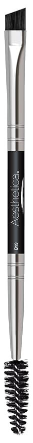 Aesthetica Pro Series Double Ended Eyebrow Brush & Spoolie | Angled Brow Brush for Precision Appl... | Amazon (US)