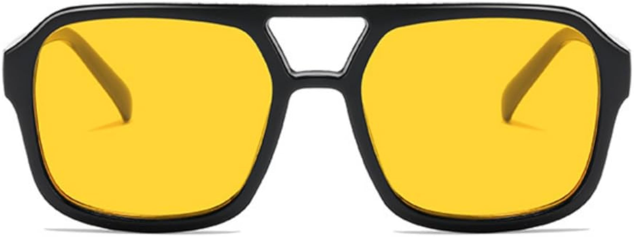 Retro 70s Square Aviator Sunglasses Women Men Vintage Rectangle Sunglasses Flat Frame Trendy Shad... | Amazon (US)