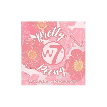 W7 Pretty Peony Face Palette features 4 Highly Pigmented Pressed Powder Suitable for All Skin Types | Walmart (US)