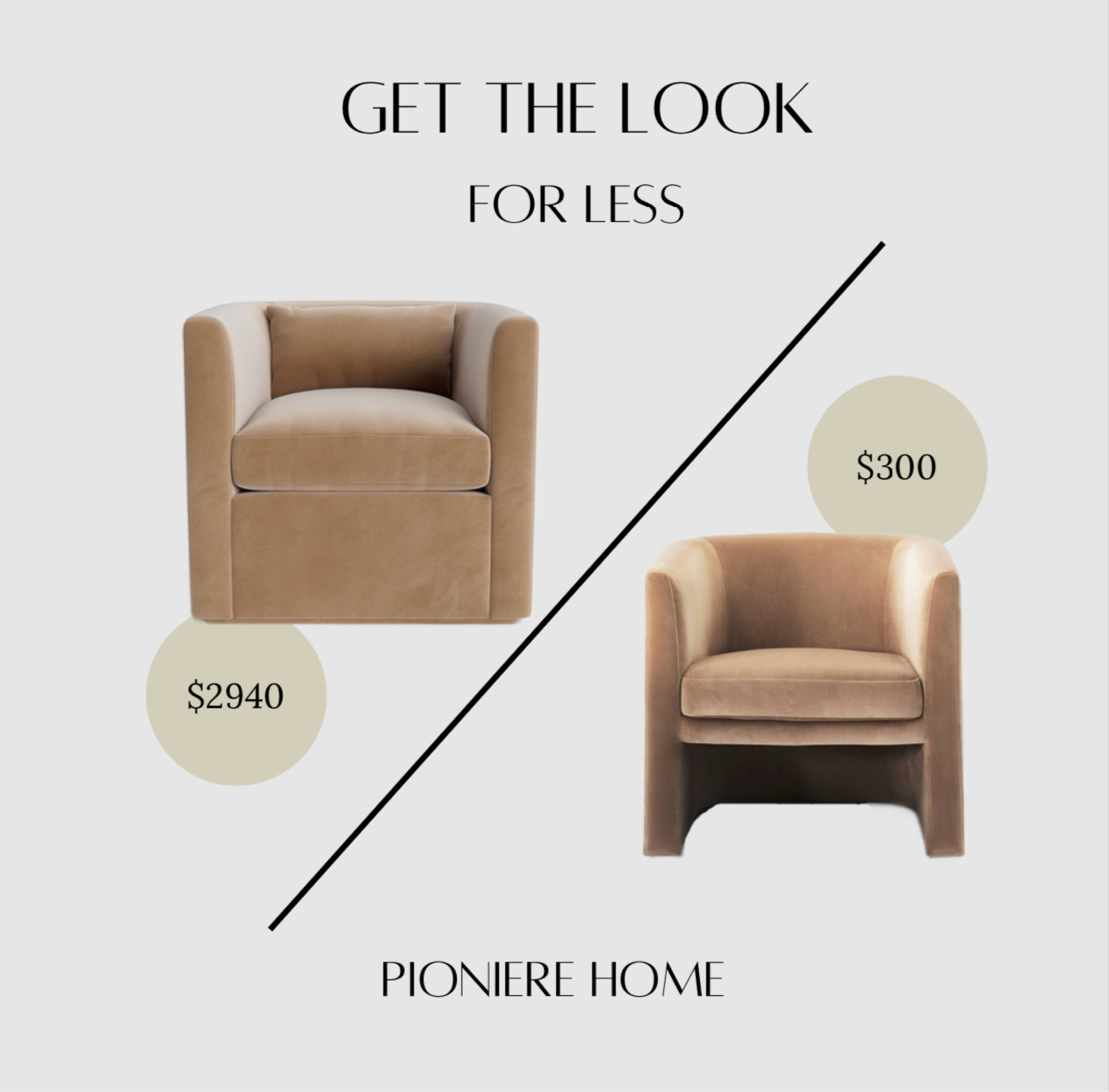 Look for less. McGee & co dupe. Accent chair. Velvet accent chair. Threshold x studio mcgee chair. #lookforless #furnituredupe

#LTKhome #LTKFind #LTKstyletip