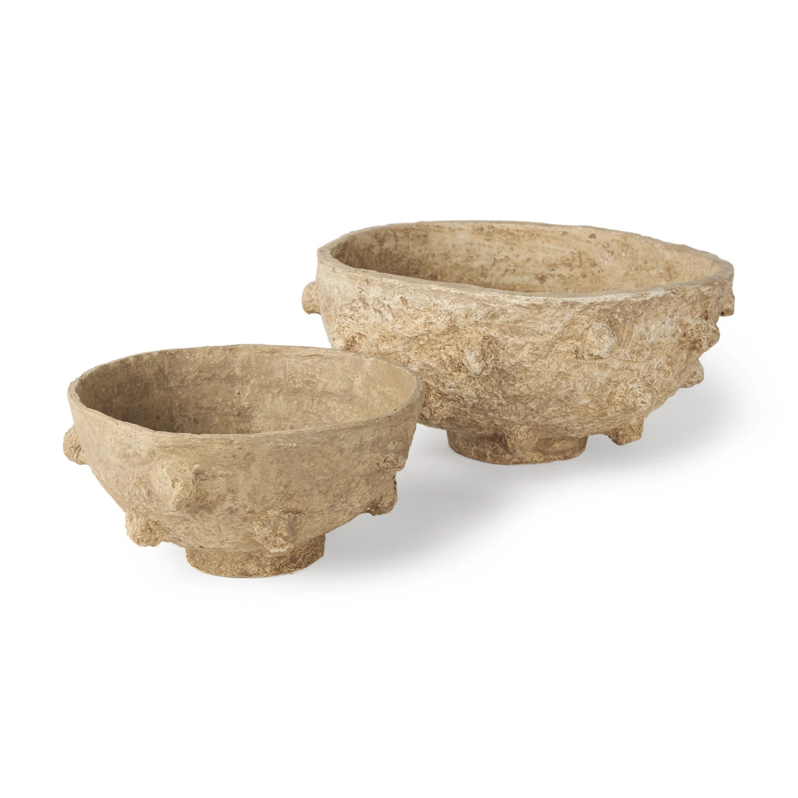 Aldon Handmade Paper Mache Decorative Bowl - Set of 2 | Wayfair North America