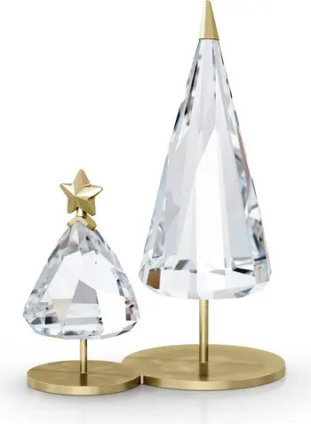SWAROVSKI Set of 2 Crystal Christmas Trees | Nordstrom | Nordstrom