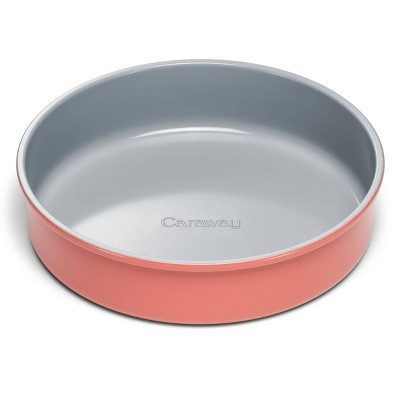 Caraway Home 8.82" Nonstick Ceramic Circle Pan Perracotta: Round Bakeware, Hand Wash, 1 Year Warranty | Target
