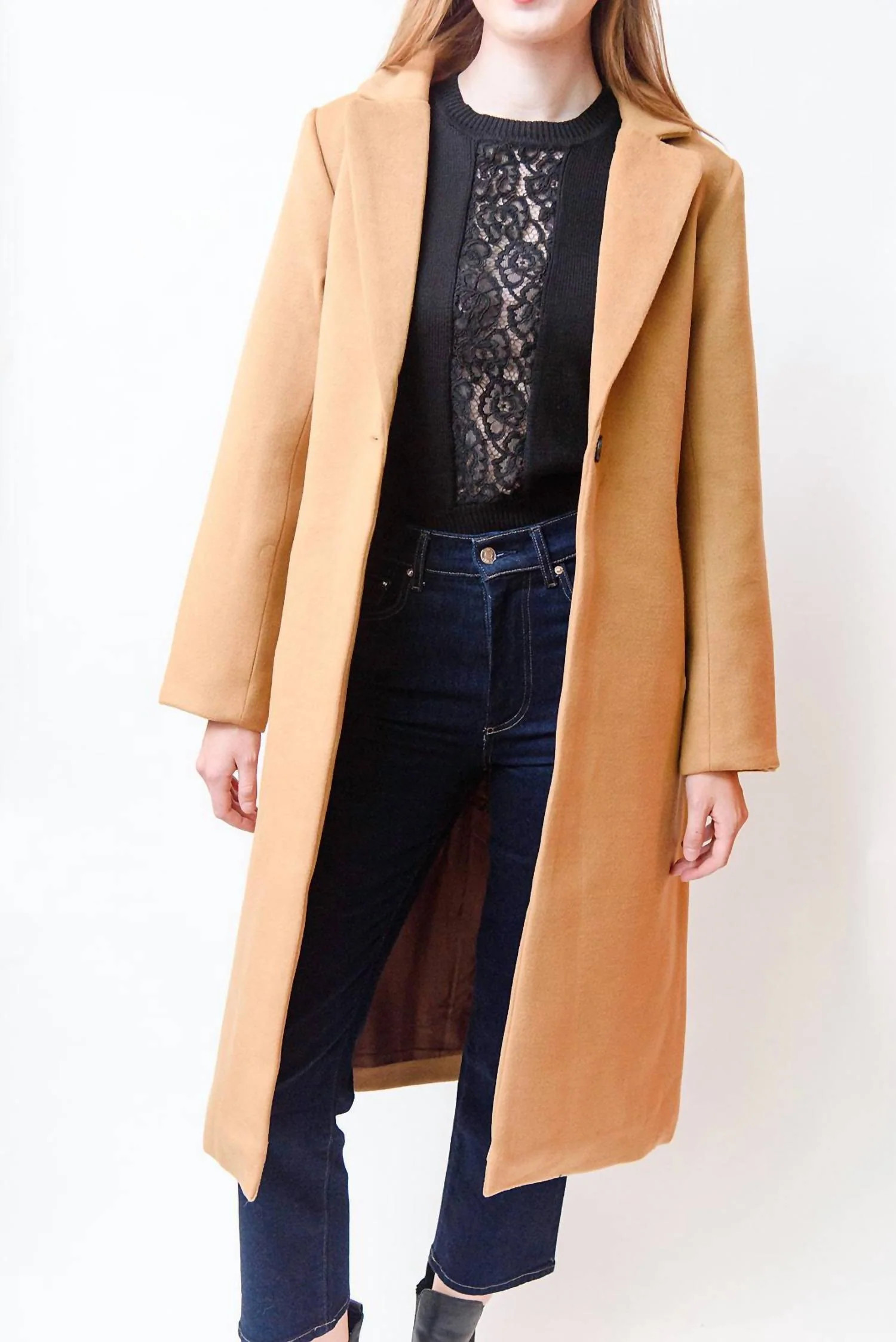 Classic Coat In Camel | Shop Simon